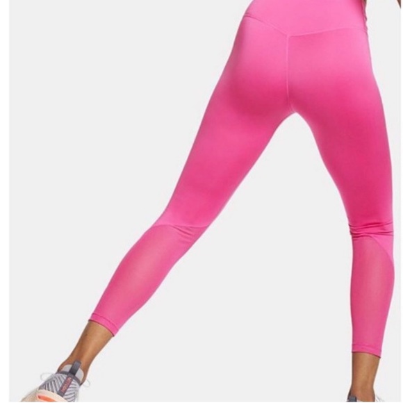 Nike Dri Fit Pink Mesh Legging Size Small - Picture 9 of 9